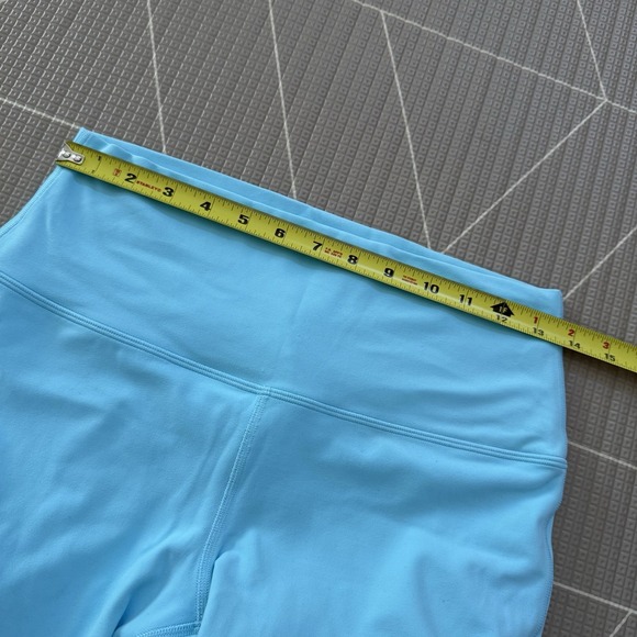 Lululemon Align High-Rise Pant 28" Size 10 Cyan Blue Double Lined LW5CTIS - Picture 7 of 9